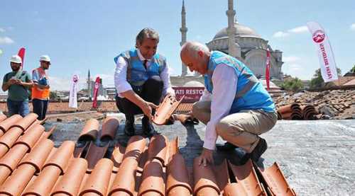 Kapalıçarşı’nın çatıları Başak Kiremit’ten