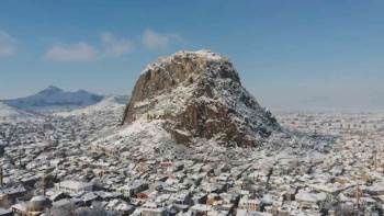 Kar Altındaki Afyonkarahisar Drone İle Görüntülendi
