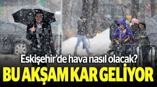 Kar geliyor, sıcaklık 10 derece düşüyor!