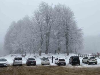 Kar Yağdı, Domaniç Dağları Tıklım Tıklım Doldu
