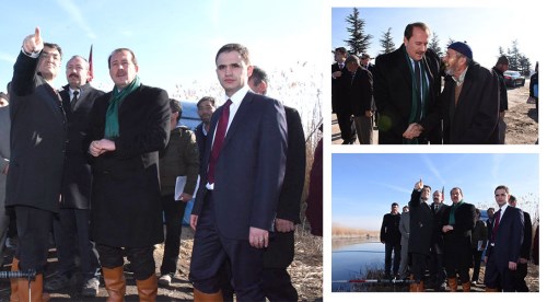 Karacan Çifteler'i ziyaret etti