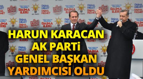 Karacan Genel Başkan Yardımcısı oldu