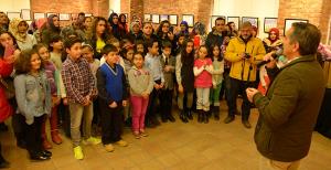 Karikatüristler sertifika aldı