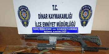 Karısını Tehdit Eden Şahıs Ruhsatsız Tabanca Ve Tüfekle Gözaltına Alındı
