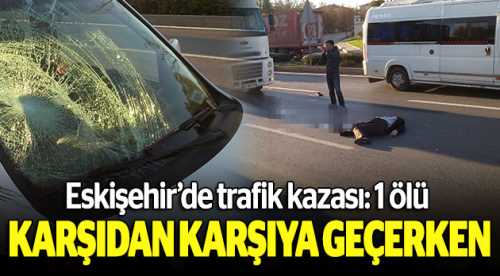 Karşıdan karşıya geçerken hayatını kaybetti