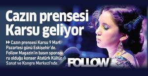 Karsu Eskişehir'e geliyor