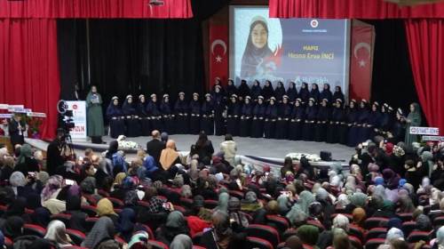 Kavaklı Kız Kur'an Kursu’nda 36 hafız için görkemli icazet töreni