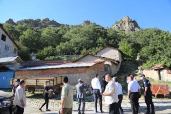 Kaya Düşme Tehlikesi ’Toprakarme Gabion’ Projesi İle Çözülecek
