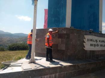 Kayı Anıtı’Nda Tahrip Edilen Yerler Onarıldı
