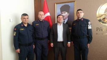 Kaymakam Altay, İlçede Görev Yapan Uzman Jandarmaları Ağırladı
