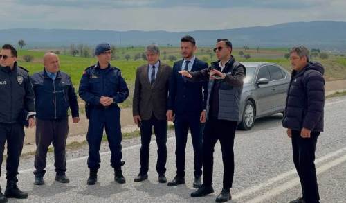 Kaymakam Aslan, Sinanpaşa'daki yatırımların ilerleyişini takip etti