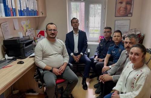 Kaymakam Aslan’dan sağlık çalışanlarına teşekkür ziyareti