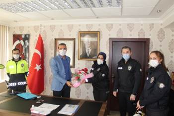 Kaymakam Çiçek: ’’Korona Virüs İle Mücadelede Polisimizin Fedakârlığı Takdire Şayandır’’
