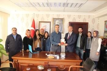 Kaymakam Çiçek’E Öğretmenlerden Ziyaret
