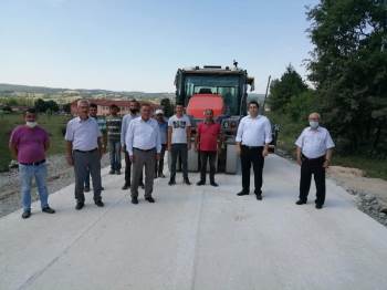 Kaymakam Çırak Yapımı Devam Eden Köy Yollarını İnceledi

