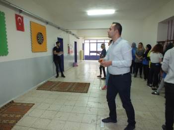 Kaymakam Güven Ve Başkan Tekin Dart Sporcularını Ziyaret Etti
