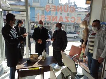 Kaymakam Kaçmaz’Tan Esnafa Korona Denetimi
