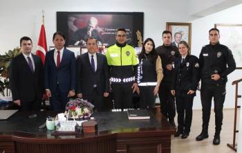 Kaymakam Kapankaya Emniyet Mensuplarını Ağırladı
