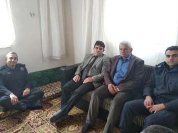 Kaymakam Kaya’Dan Şırnak’Ta Yaralanan Uzman Çavuşun Ailesine Ziyaret
