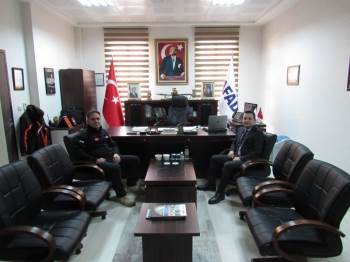 Kaymakam Kurt’Tan İl Müdürü Demirel’E İstişare Ziyareti
