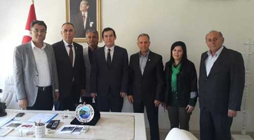 Kaymakam Öztürk'e hayırlı olsun ziyareti