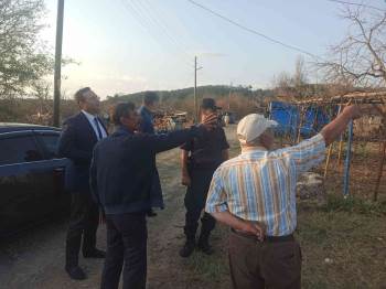 Kaymakam Şahin Sel Felaketinin Ardından Hasar Tespit Çalışmalarını Başlattı
