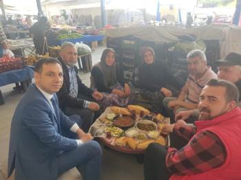 Kaymakam Sülün Pazarcı Esnafının Davetini Geri Çevirmedi
