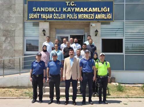 Kaymakam Yosunkaya’dan Sandıklı’daki kamu kurumlarına ziyaret