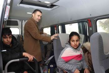 Kaymakamdan Öğrencilere Emniyet Kemeri Uyarısı
