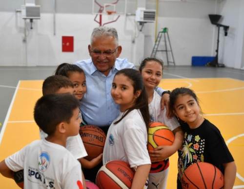 Kayseri’de çocuklara spor dolu yaz tatili