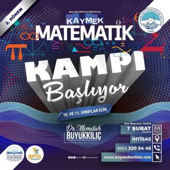 Kayseri'de öğrenciler için matematik kampı kayıtları açıldı