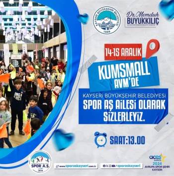Kayseri'de spor ve eğlencenin buluştuğu etkinlik Kumsmall AVM'de