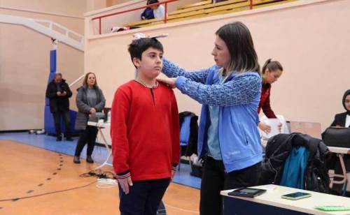 Kayseri’de sporun geleceği için yetenek taraması başladı