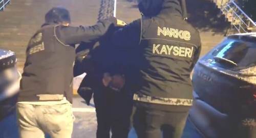 Kayseri’de uyuşturucu ticaretine operasyon: 1 gözaltı