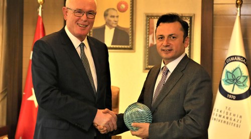 Kazım Kurt ESOGÜ Rektörünü ziyaret etti