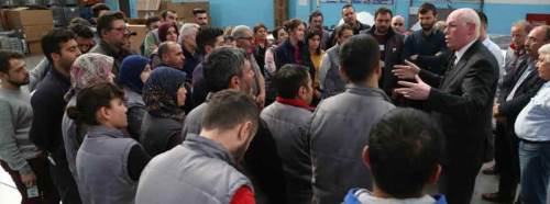 Kazım Kurt MEÇ Plastik işçileri ile buluştu