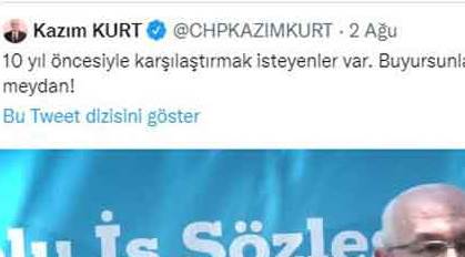Kazım Kurt ne diyecek?