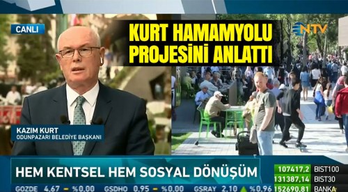 Kazım Kurt NTV'de Hamamyolu projesini anlattı