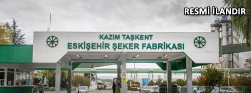 Kazım Taşken Şeker Fabrikası işçilik hizmeti alımı