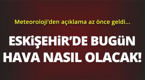 Kentimizde yağışlar bugün de devam edecek