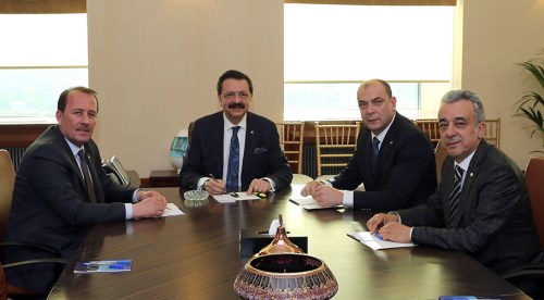 Kesikbaş ve Karacan TOBB'u ziyaret etti