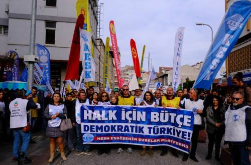 KESK’ten Eskişehir’de yürüyüş: “Emekten ve halktan yana bütçe istiyoruz”