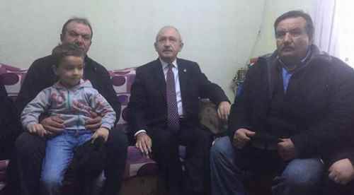 Kılıçdaroğlu, şehit ailesini ziyaret etti