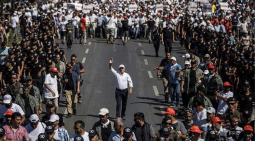 Kılıçdaroğlu Adalet Yürüyüşü'nü tamamladı