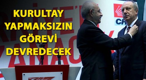 Kılıçdaroğlu görevi devredecek