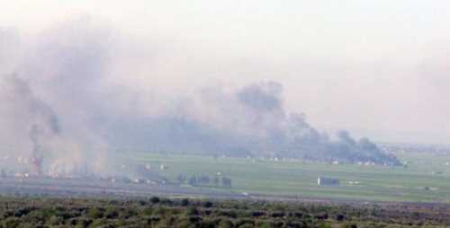 KİLİS'İN KARŞISINDA IŞİD'E BOMBA YAĞIYOR