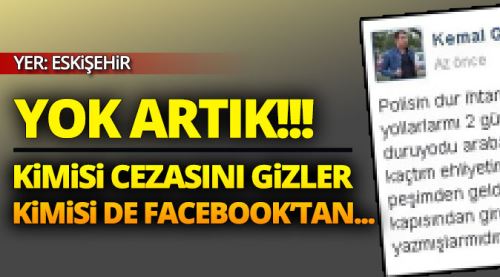 Kimisi suçunu gizlemeye çalışır, kimisi de!