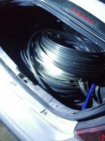 Kiraladığı Otomobille Kablo Çalan Kişi Yakalandı
