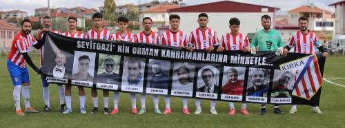 Kırkaspor şehitlerimizi unutmadı