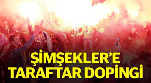 Kırmızı Şimşekler'e taraftar dopingi
